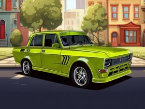 Soviet Cars Differences Puzzle Game