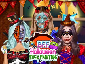 BFF Halloween Face Painting Game