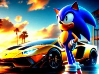 Sonic Run for Lamborghini Online Game