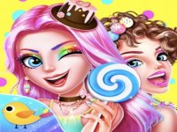 Princess Candy Factory Makeup Game