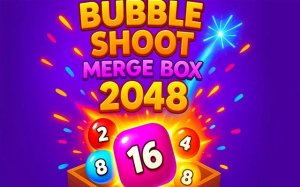 Bubble Shoot Merge Box 2048 - Ludoryx free online game