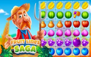 Fruit Lines Saga - Match Puzzle Game - Ludoryx free online game