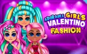 Adorable Girls Valentino Fashion Stylist Online Game - Ludoryx free online game