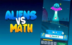 Aliens vs Math: Free Online Math Game for Kids - Ludoryx free online game