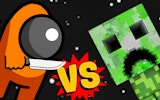 Among vs Creeper: Space Survival