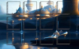 Cinderella Tile Slide Challenge - Classic Picture Puzzle Game Online - Ludoryx free online game