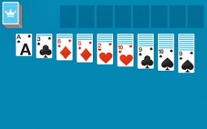 Double Klondike Solitaire Card Puzzle