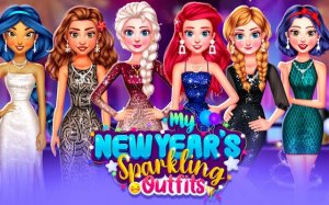 My New Year's Sparkling Outfits Dress Up Game Online - Ludoryx free online game