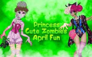Princess Cute Zombies April Fun - Zombie Makeover Online Game - Ludoryx free online game