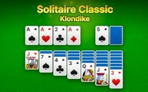 Classic Klondike Solitaire Card Puzzle
