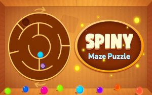 Spiny Maze Puzzle: Ball Drop Challenge Online Game - Ludoryx free online game