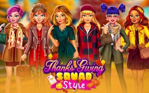 Thanksgiving Squad Style Dress Up Online Game - Ludoryx free online game