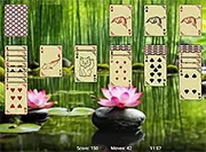 Serene Card Arrangement Puzzle