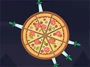 Circular Food Placement Puzzle